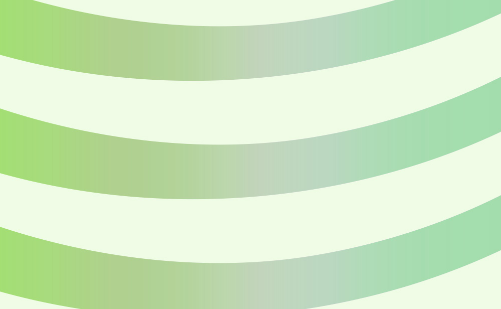 Sanfte grüne Wellen auf hellem Hintergrund